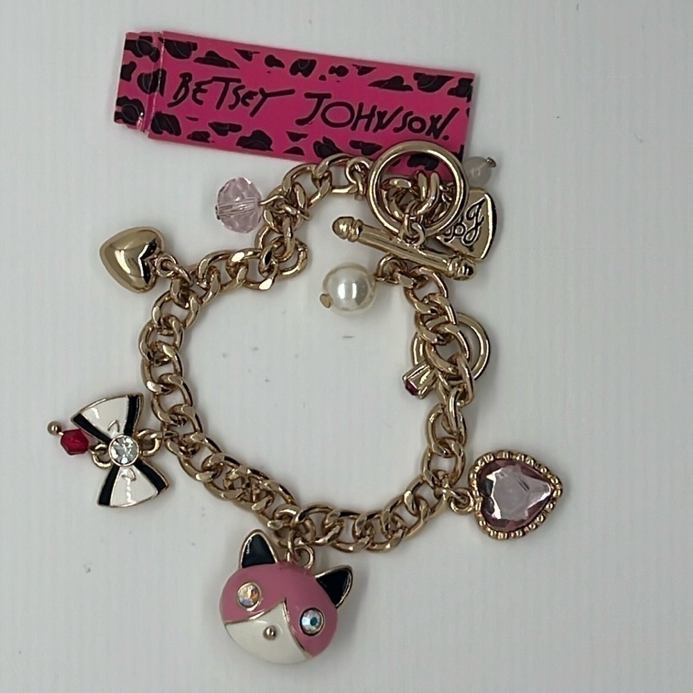 Betsey Johnson rare fox bracelet
